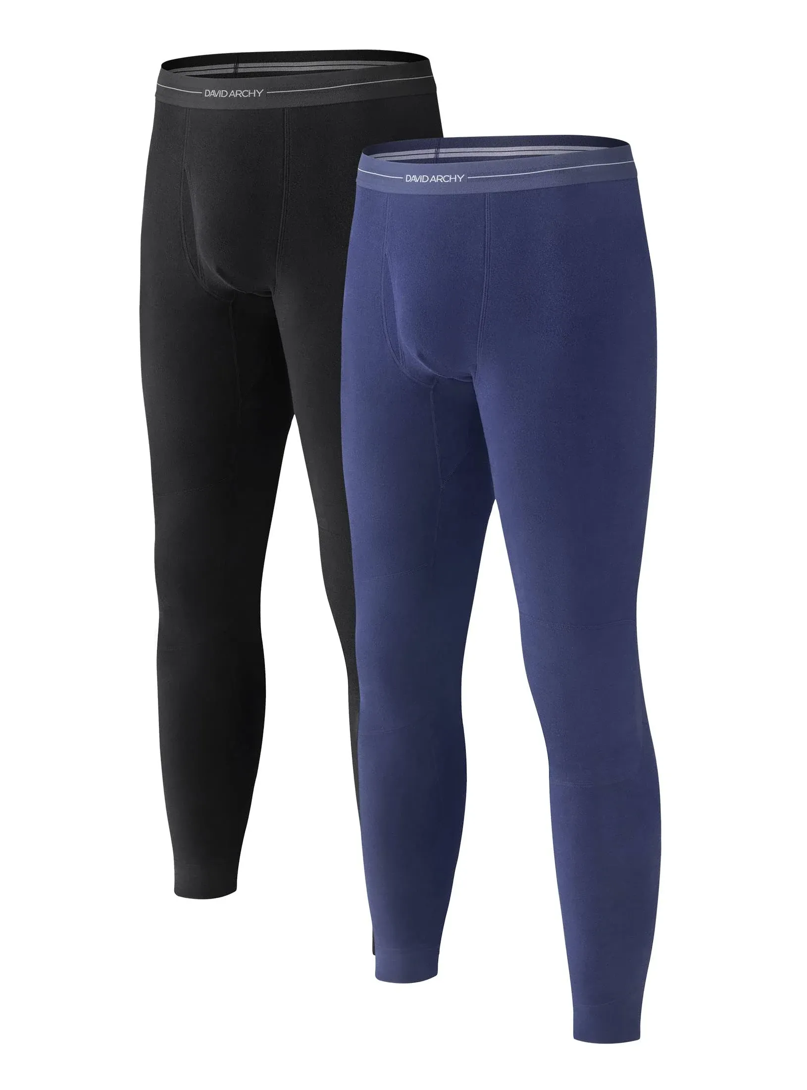 2 Packs Ultra Soft Thermal Pants Long Johns