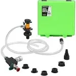 OEMTOOLS 24444 Coolant System Refiller Kit, 5 Adapters, Eliminate Trapped Air, Test Radiator and Heating Core Lines for Leaks, Vacuum Fill Coolant Tool, Vacuum Leak Tester, Multi