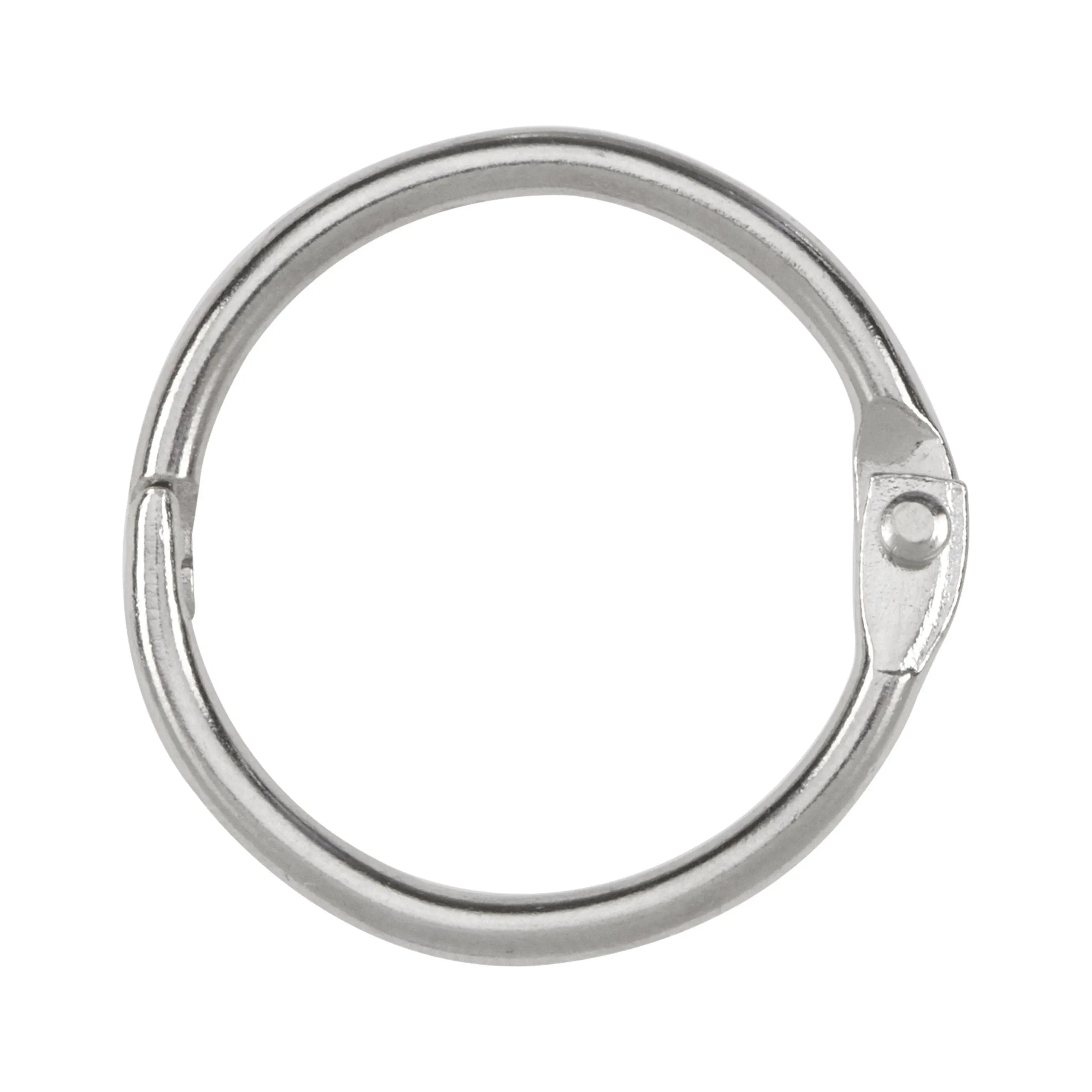 ACCO Loose Leaf Binder Rings, 1 Inch Capacity, Silver, 100 Rings / Box (72202)