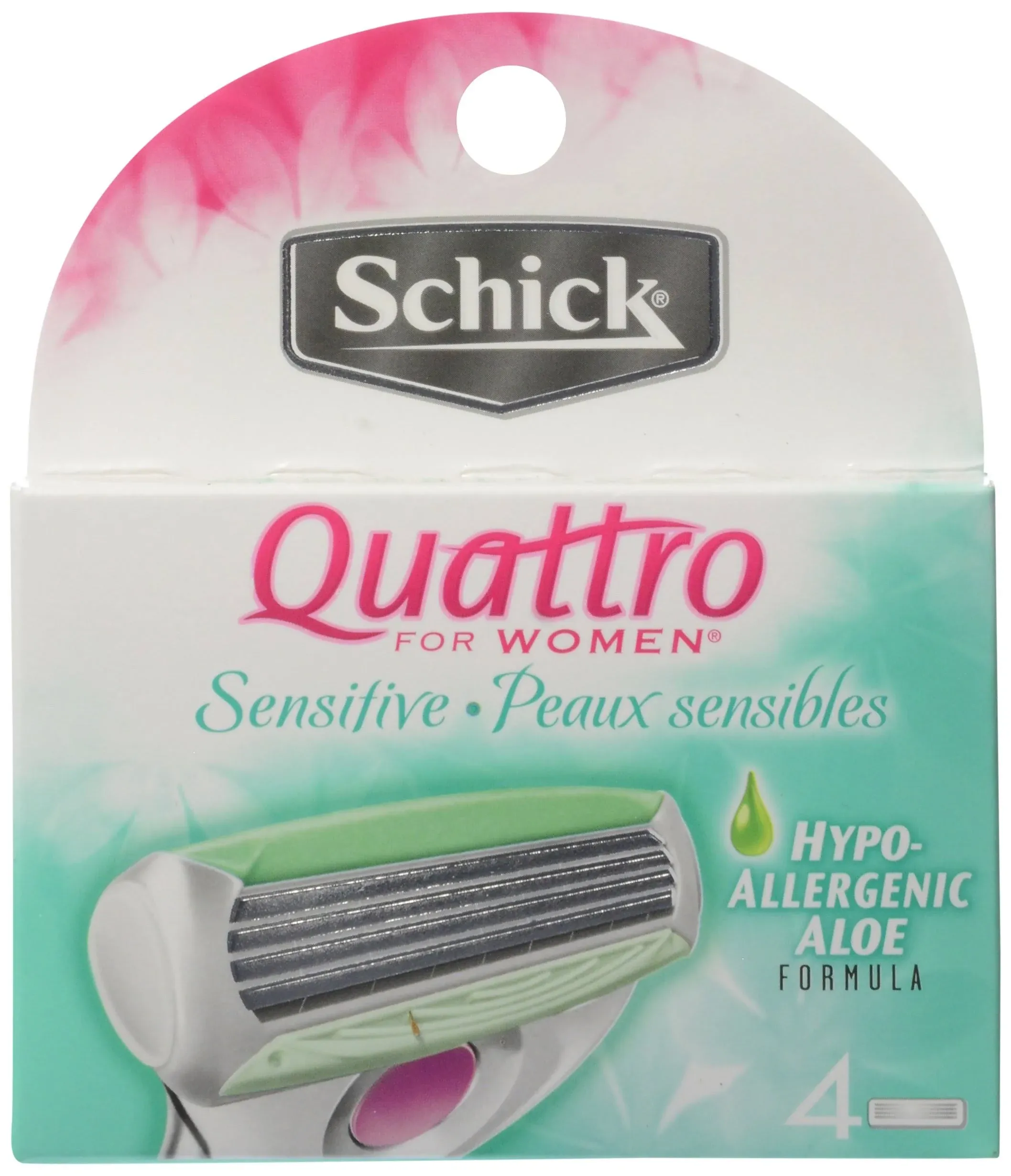 Schick Sensitive Razor Blade Refills, 8 Count