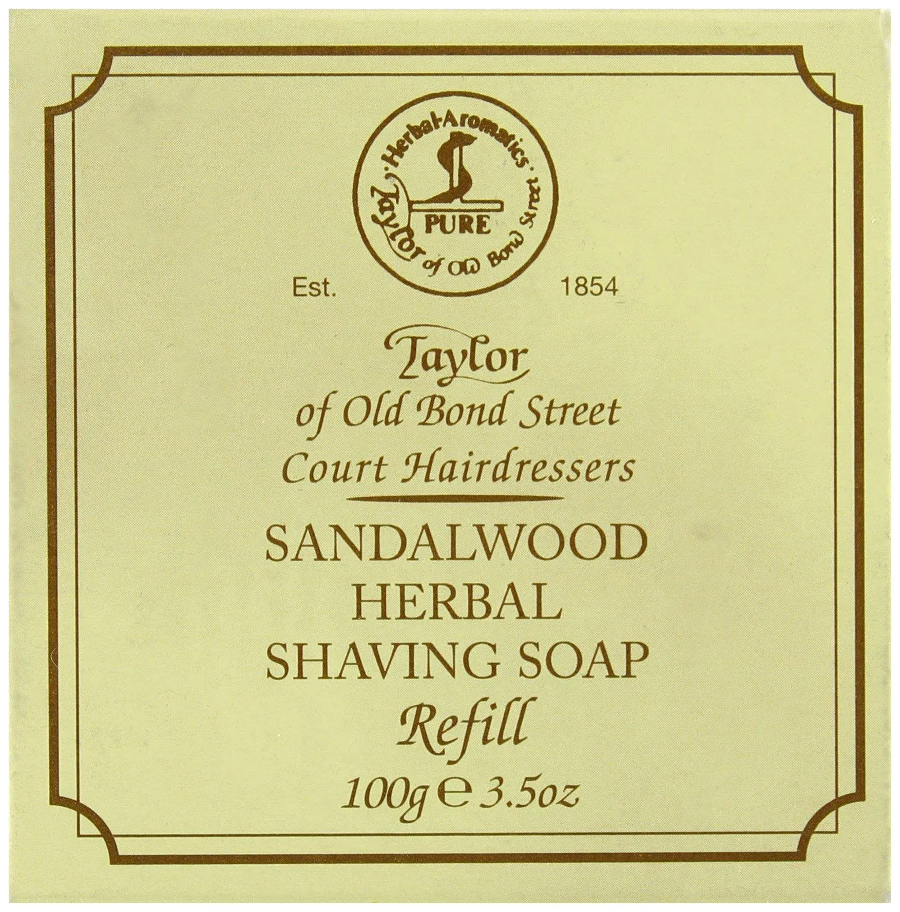 Taylor of Old Bond Street Sandalwood Hard Shaving Soap Refill