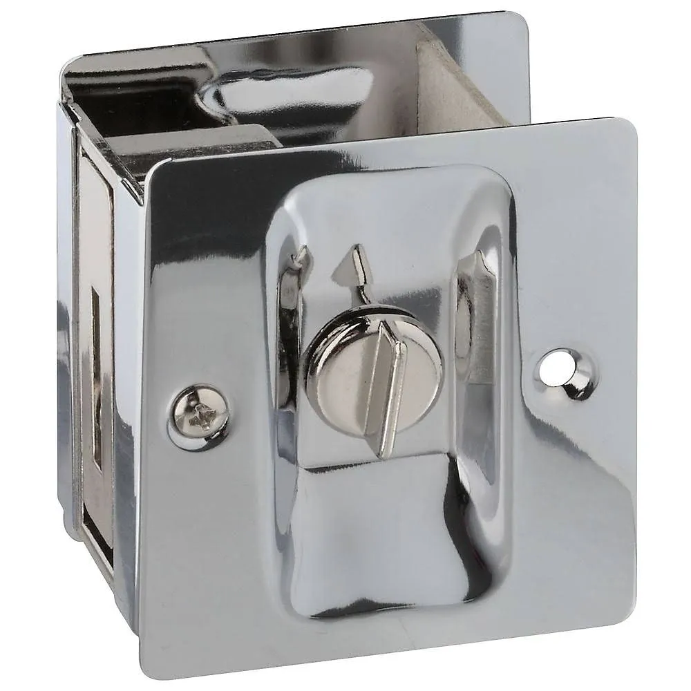 National Hardware N326-298 V1951 Pocket Door Latch in Chrome