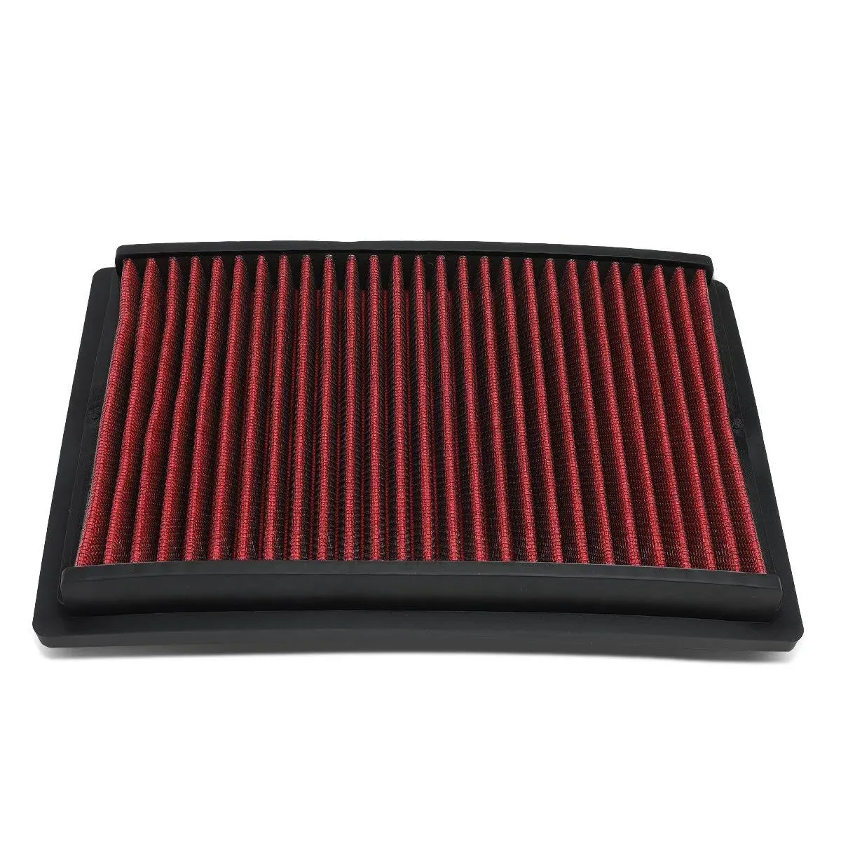 DNA Motoring AFPN-128-RD Clean Air Washable Drop In Panel Air Filter Enhance Engine Performance Power & Acceleration Improve [Compatible with 12-17 Chevy Sonic 1.8L 1.4T]