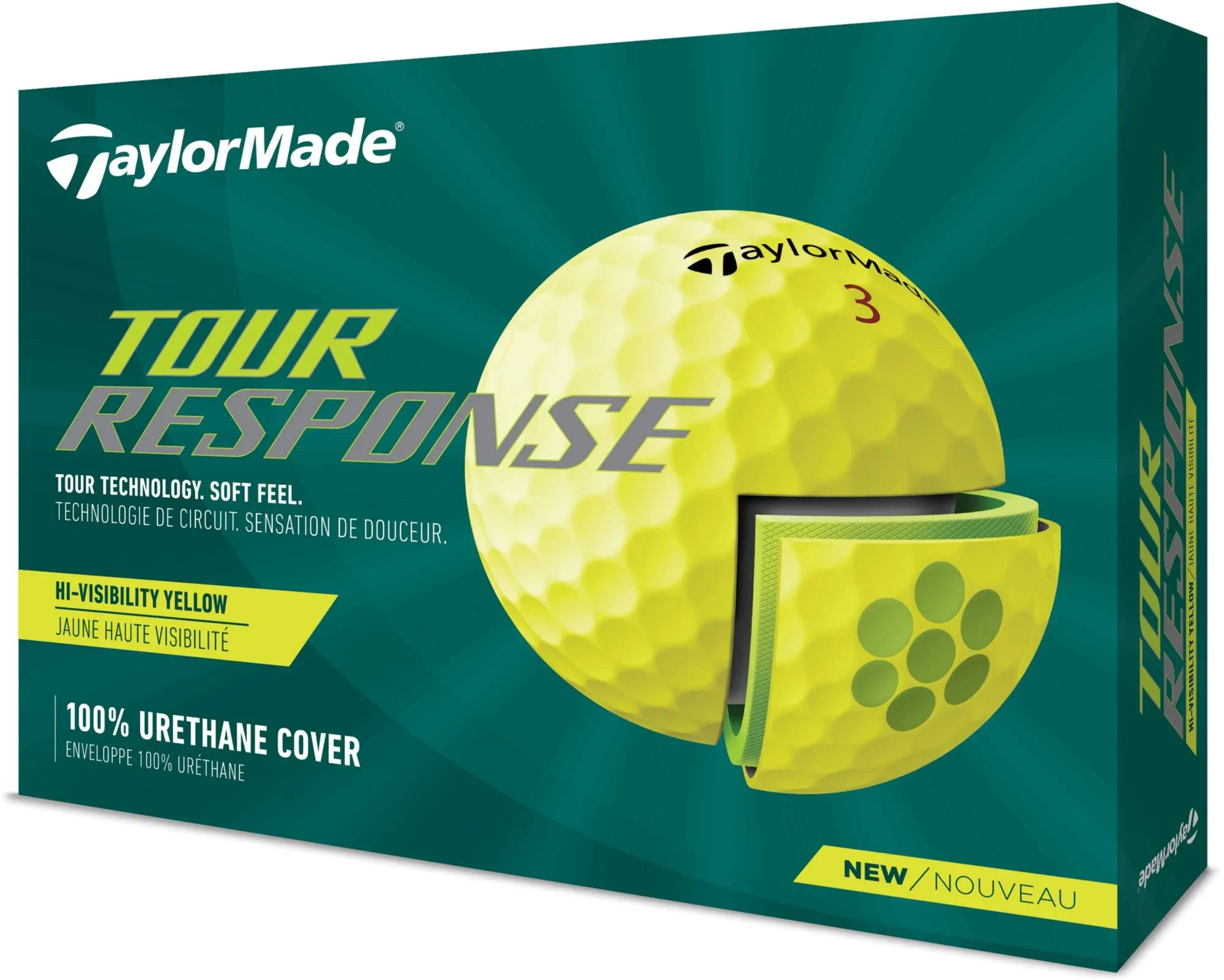 TaylorMade Tour Response Golf Balls - White