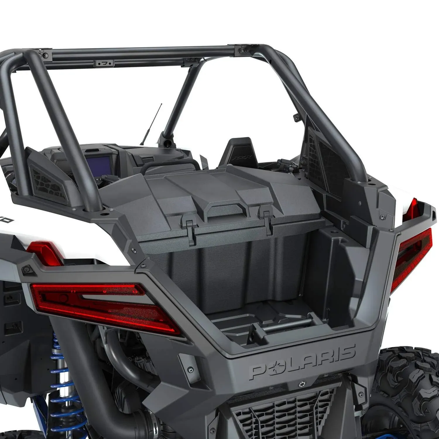 Polaris RZR Cargo Box 73 Quart for Specific Turbo R & R 4, Pro XP & XP 4 Models, Lock & Ride Technology, Waterproof Polypropylene, Easy Install, Storage Ideas for Food, Gear, Tools, Clothing - 2883751