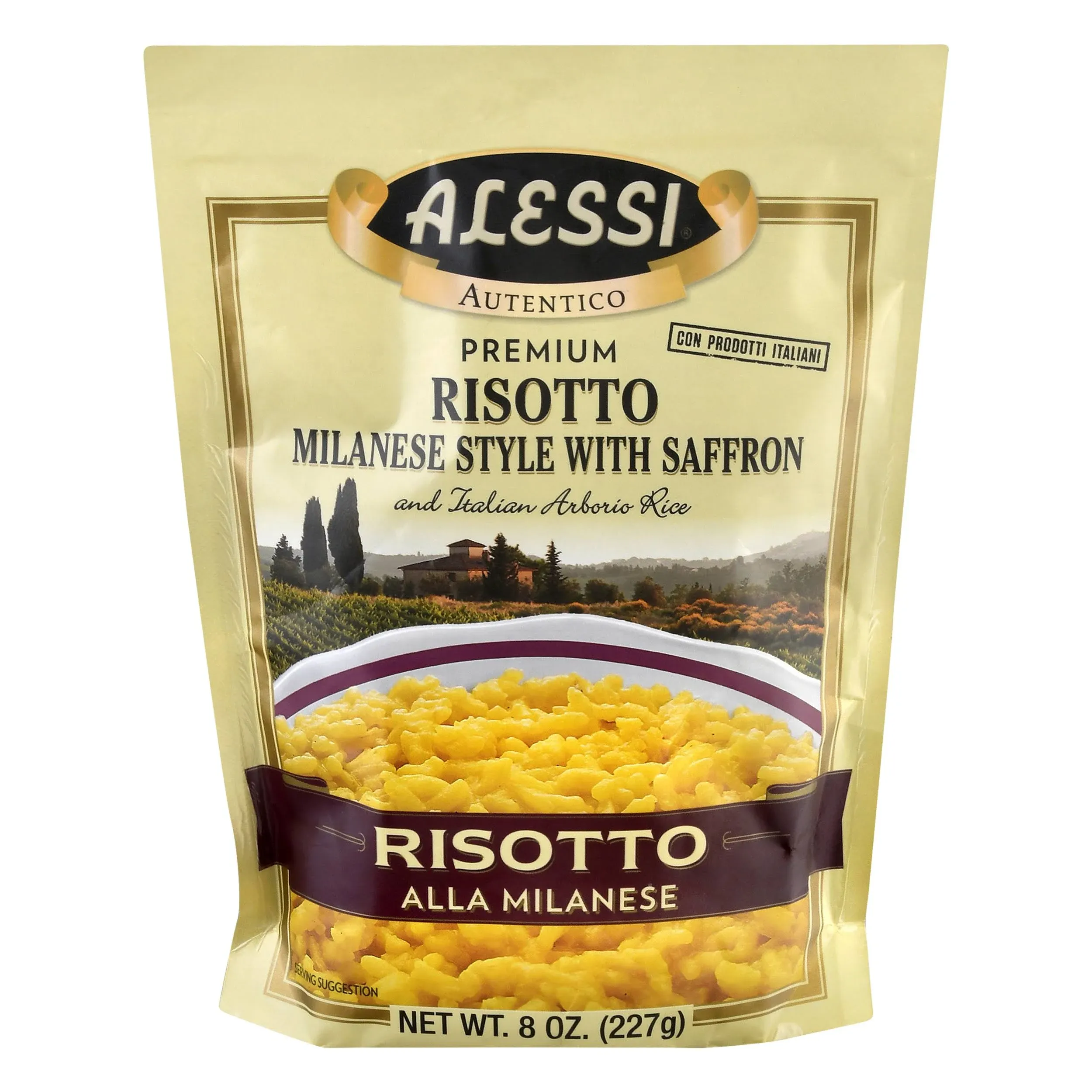 Alessi Risotto, Milanese Style, With Saffron, Premium - 8 oz