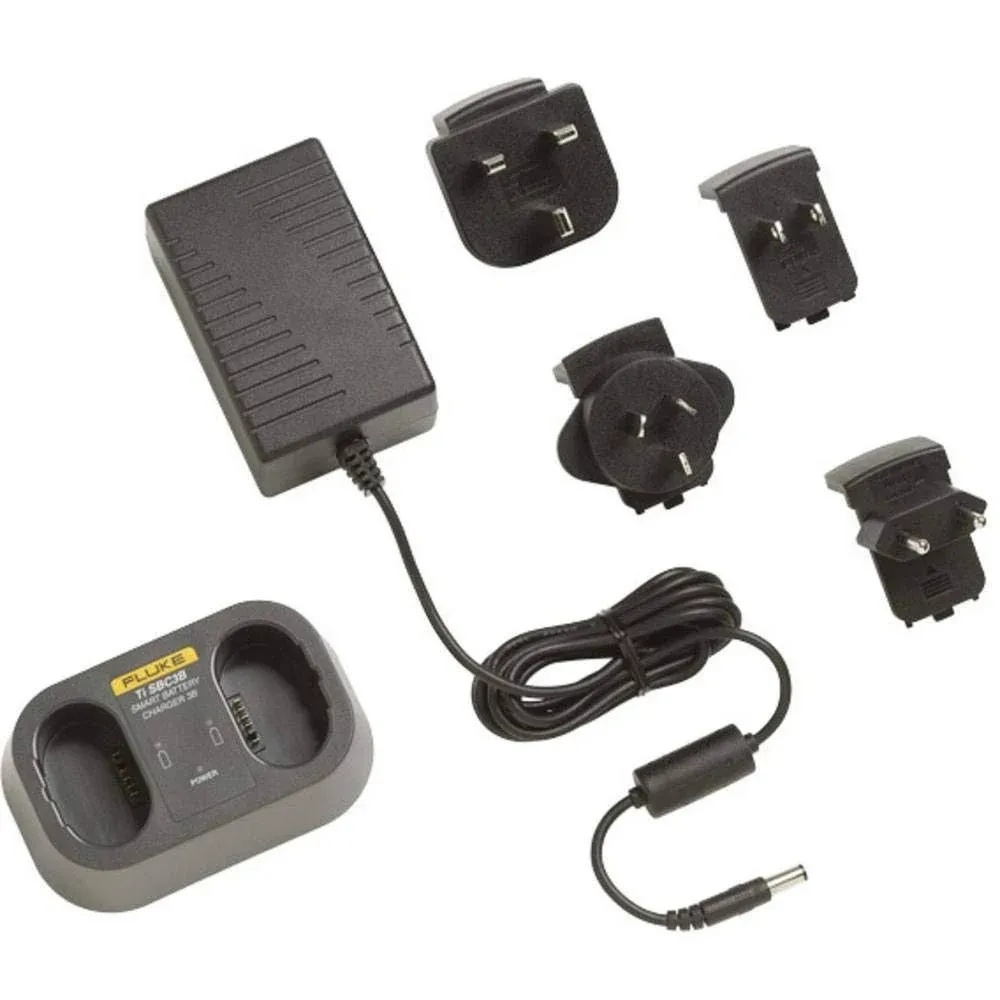 Fluke TI-SBC3B Charging Base, Power Supply with Adapters