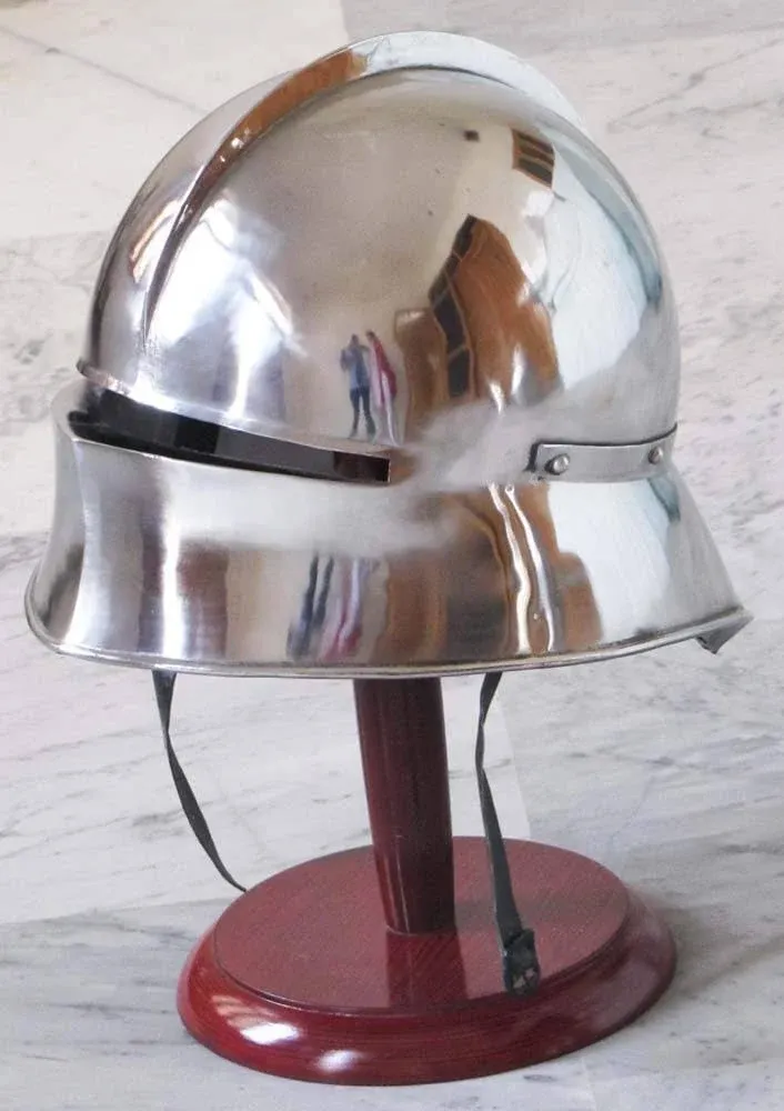 THORINSTRUMENTS Medieval German Sallet Helmet - Gothic Close Helmet Re-Enactment ...