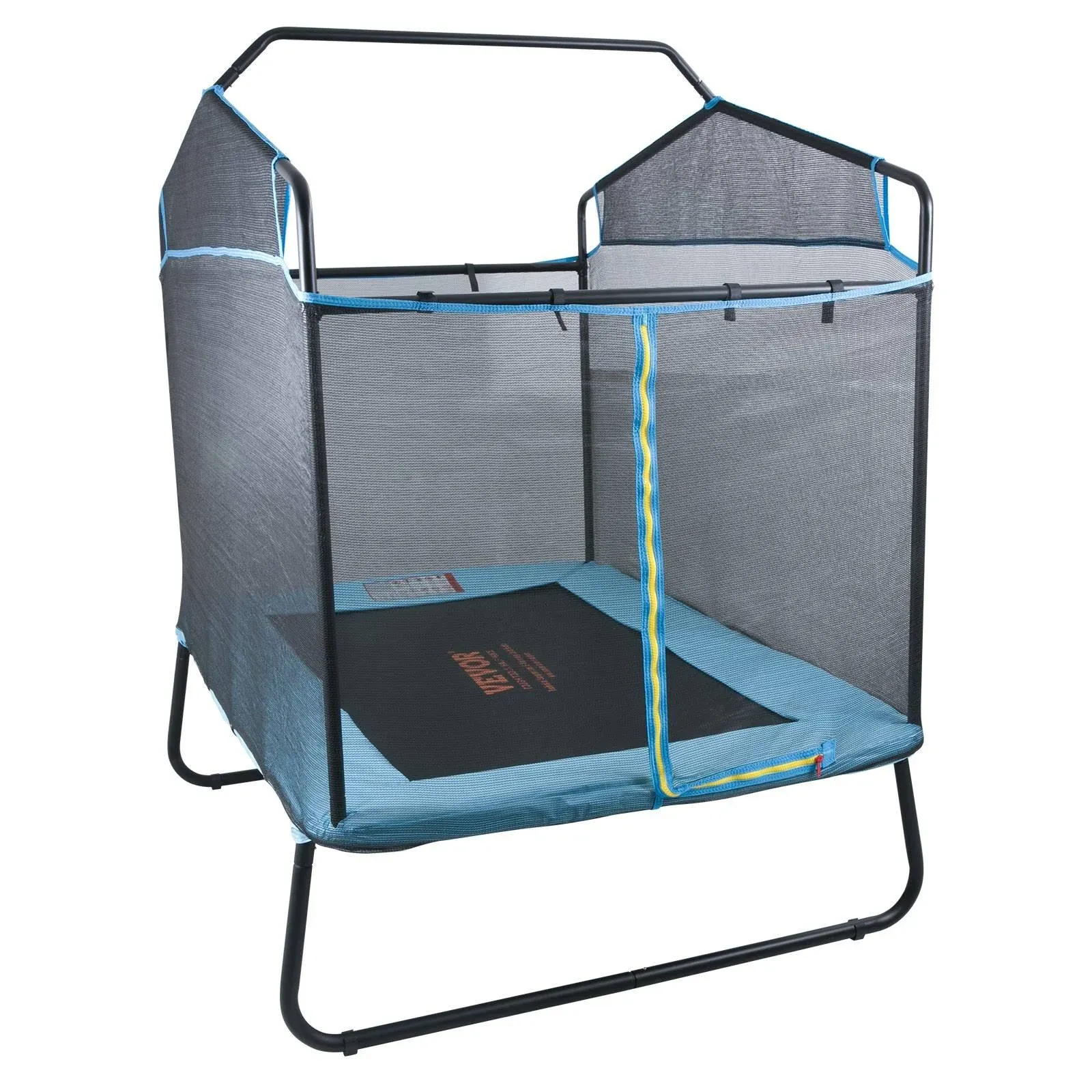 VEVOR 6FT Trampoline 72" Indoor/Outdoor Trampoline, Mini Trampoline with Safety Enclosure Net, Gymnastics Bar, Hammock, Recreational Trampoline Birthday