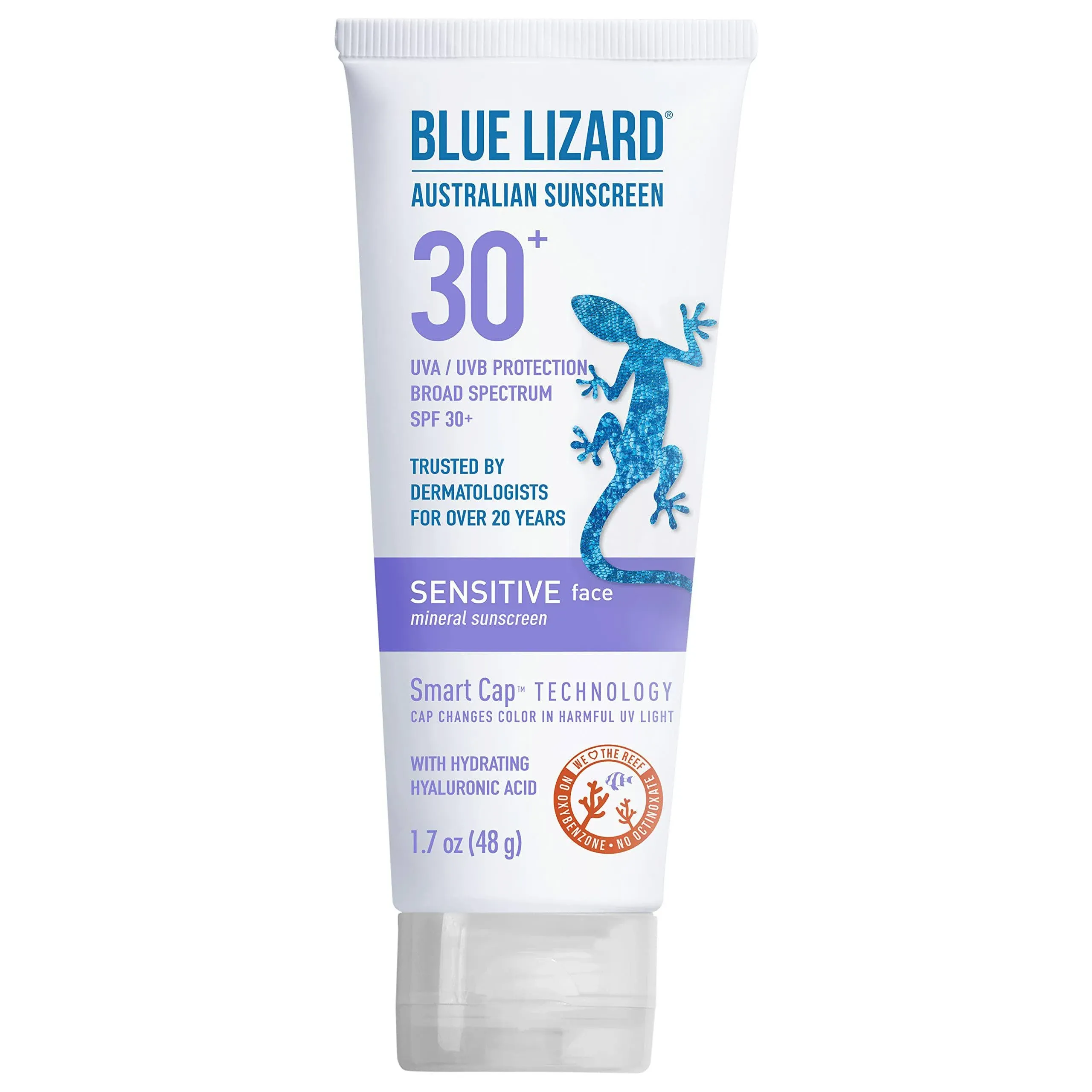 Blue Lizard Mineral Sunscreen Sensitive Face SPF 30