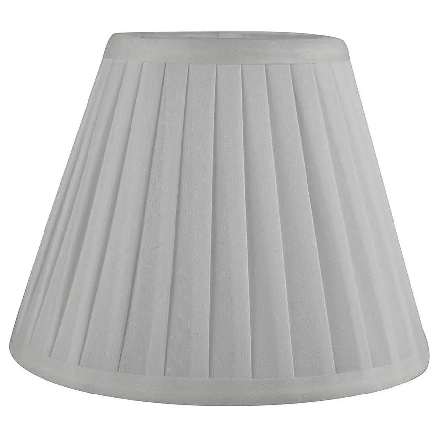 Urbanest Empire Box Pleat Lamp Shade, 6x14x9 inch, Off White