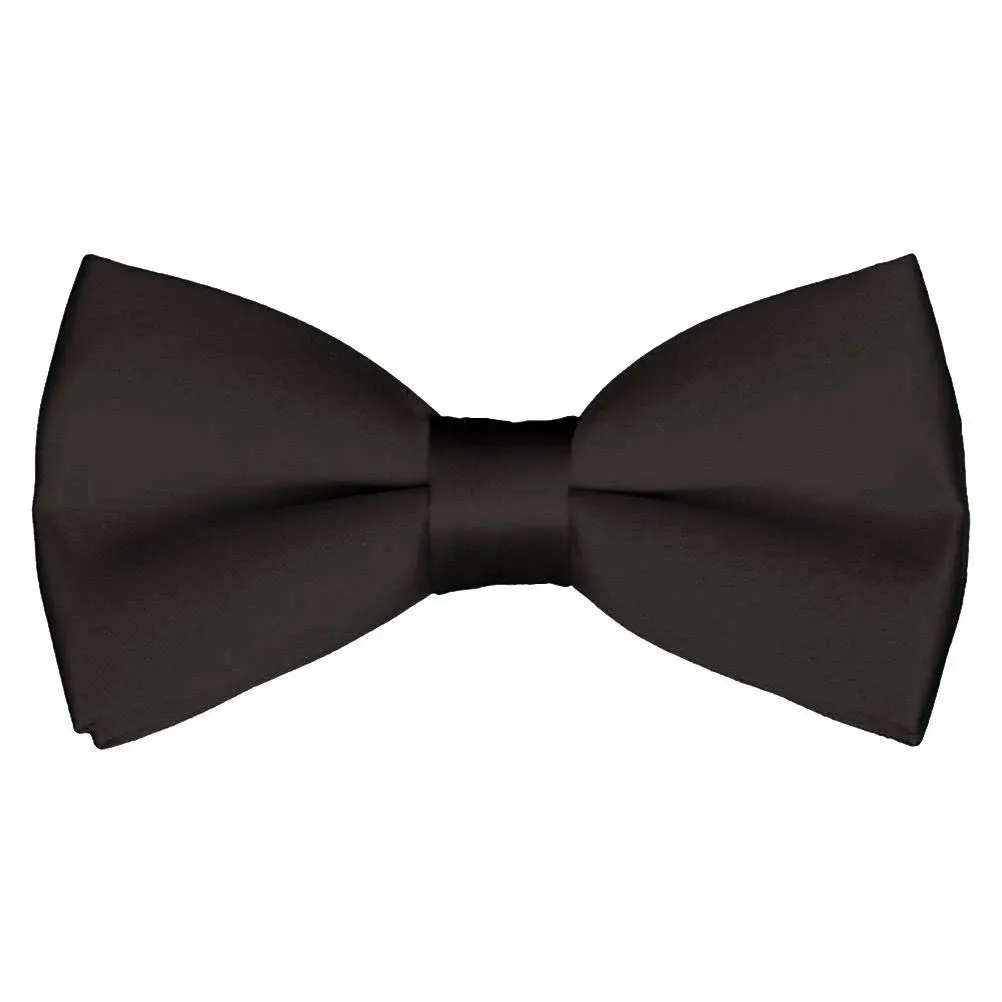 Platinum Hanger Mens Classic Pre-Tied Satin Formal Tuxedo Bowtie, Black, Size One ...