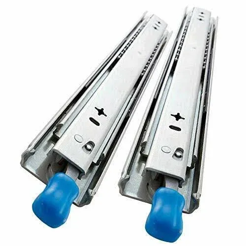 SHUHANG 1 Pair 150 lb Load Capacity Heavy Duty Drawer Slides 12 14 16 18 20 22 24 26 28 30 32 34 36 38 40 Inch Full Extension Ball Bearing Rails Side Mount Cabinet Glides RV Tool Box Runners