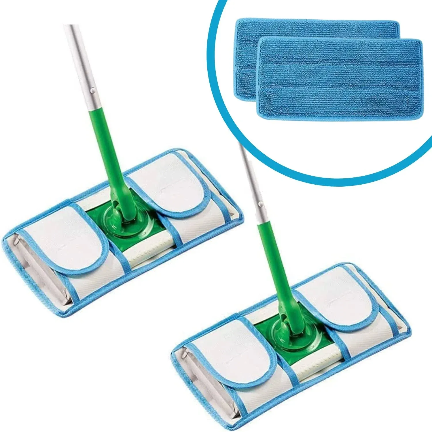 ** 2 PACK ** AmeriMark Reusable Mop Head One Color One Size