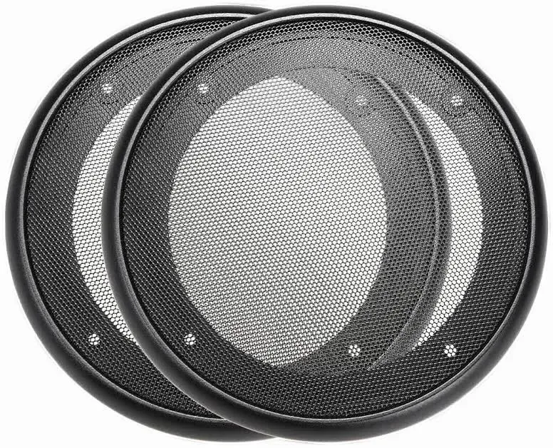 uxcell 2pcs 8" Speaker Grill Mesh Decorative Circle Woofer Guard Protector Cover Audio Parts Black