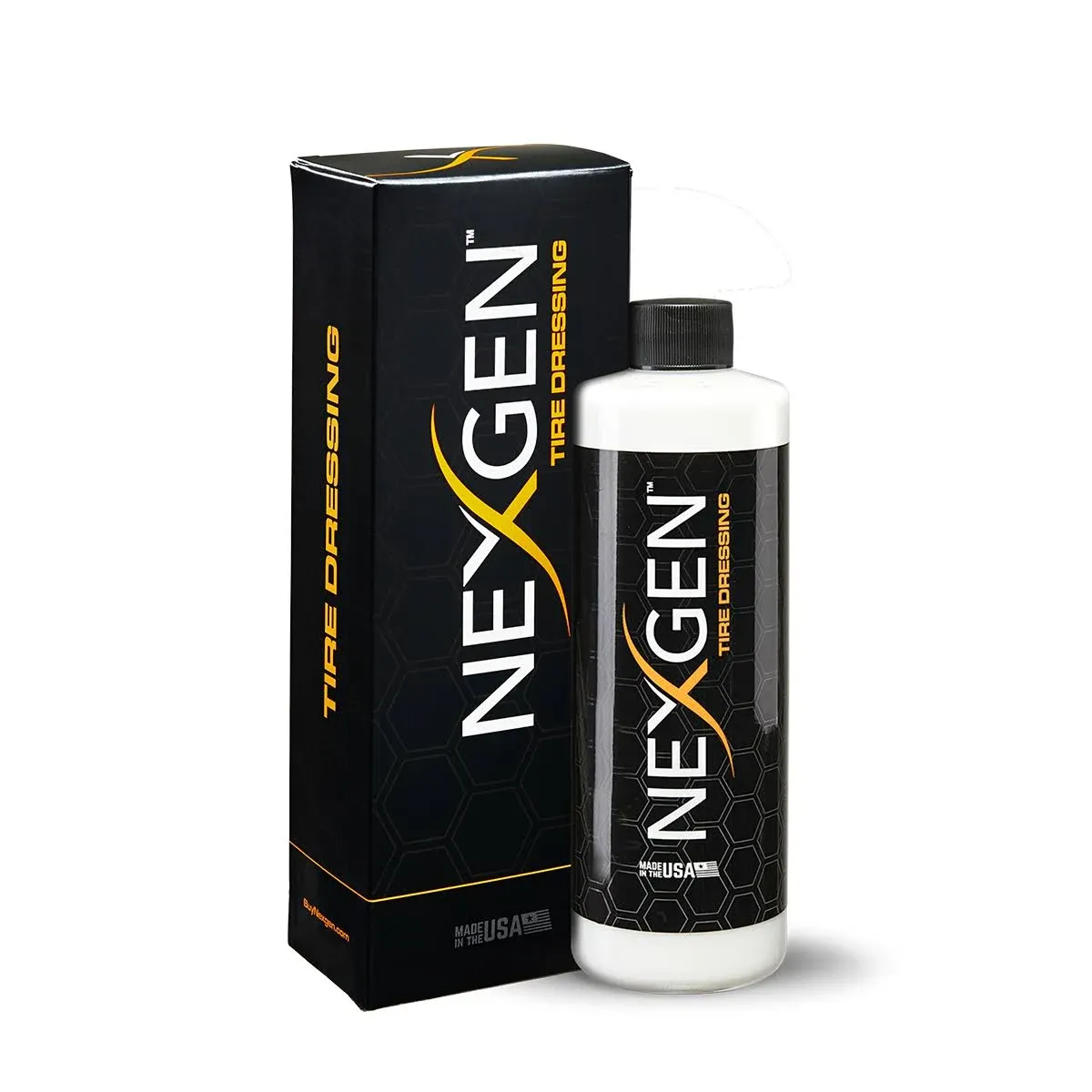 Nexgen Tire Dressing — Water Based Tire Protector — Easily Remove Dirt and Restore Original Shine - H20 Based - 16 oz