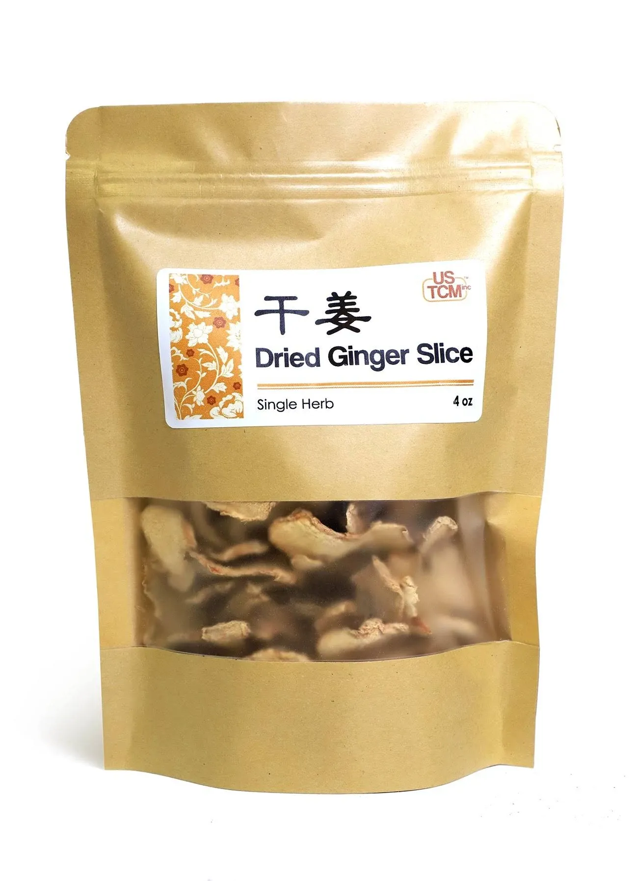 NEW PACKAGING Dried Ginger Slices 干姜 4oz