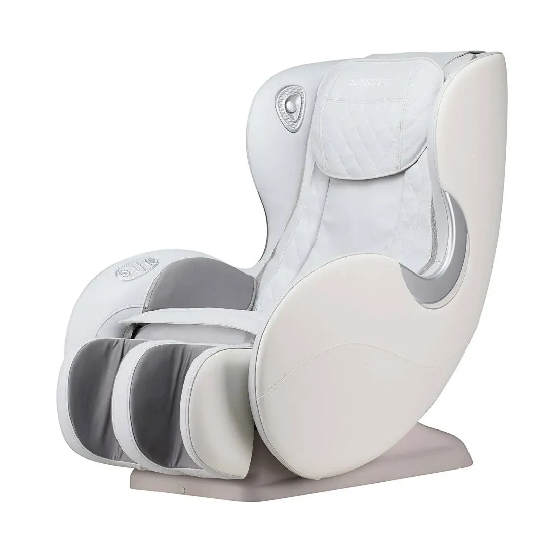 Leather Heated Massage Chair Orren Ellis Body Fabric: Beige Leather