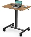 Sweetcrispy Small Mobile Rolling Standing Desk