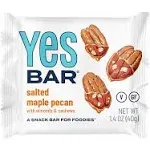 YES Bar – Salted Maple Pecan – Plant Based Protein Decadent Snack Bar – Vegan...