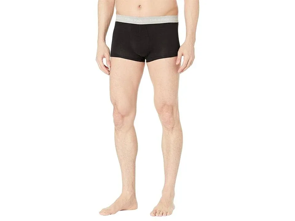 Calvin Klein Men's Cotton Stretch 3-Pack Low Rise Trunk