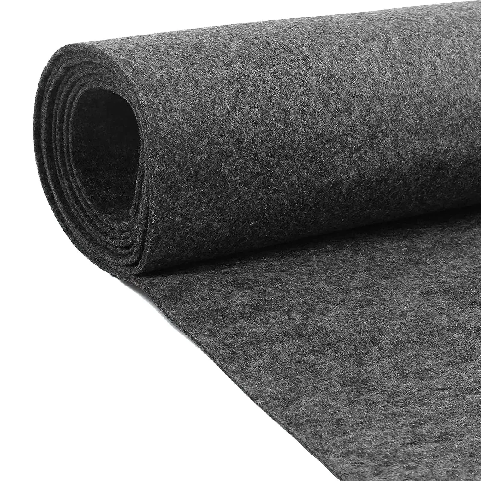 Modigt 40" by 70" Underfelt Carpet for RV, Boat, Truck, Speaker Box, Door Liner, Desk (Mid GRAY)