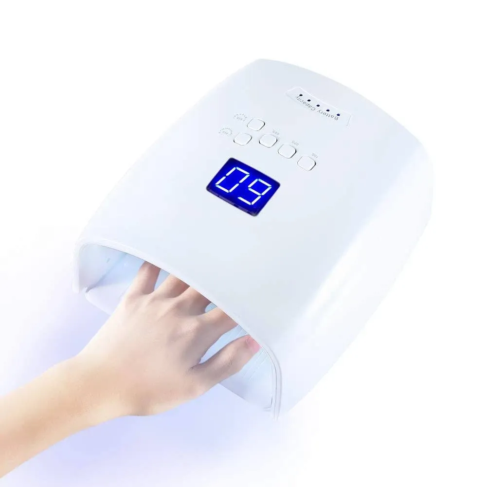 UV LED Nail Lamp UV Light for Nails Rechargeable UV Nail Lamp with Automatic ...