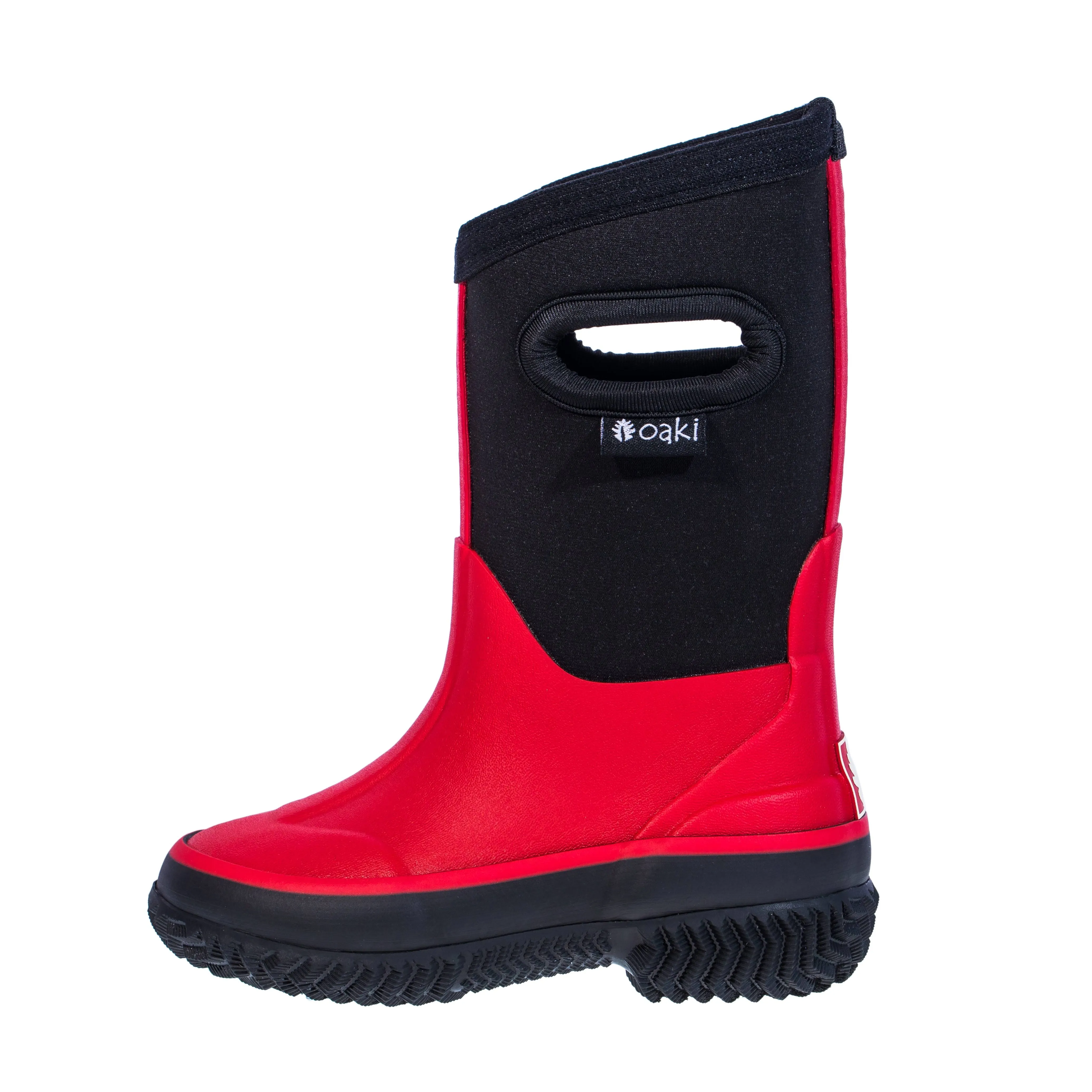 Children's Neoprene Rain/Snow Boots, Red, 11T