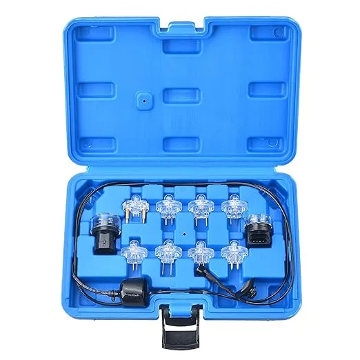 Prokomon 11 Pieces Noid Light Test Kit; Fuel Injector Noid Light Tester Kit with 8 Noids for Most Cars