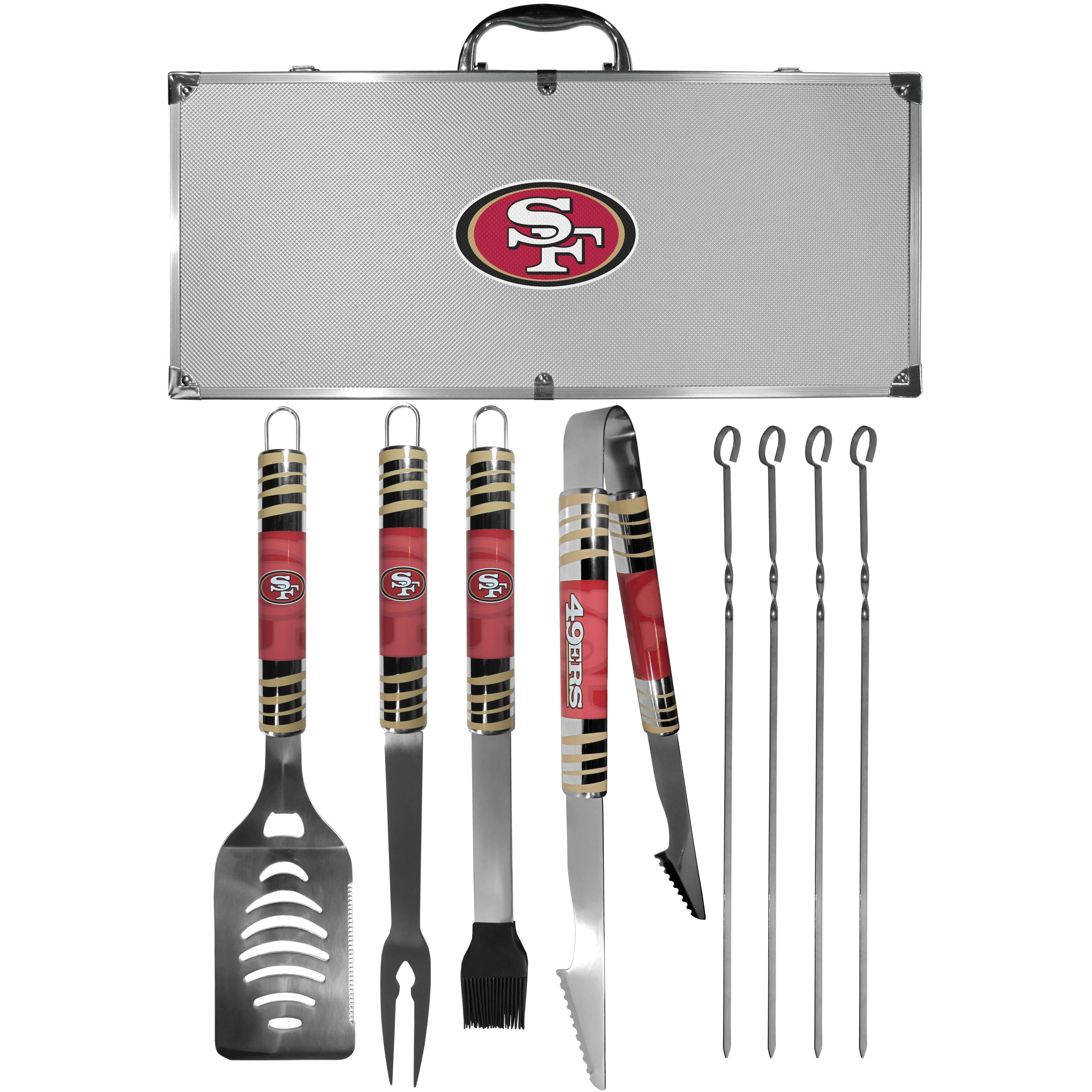 San Francisco 49ers 8 pc Tailgater BBQ Set