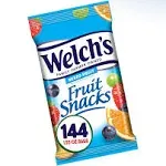 Welch's - Refrigerios de frutas, frutas mixtas, sin gluten, paquete a granel, bolsas con una porción individual de 1.55 onzas (paquete de 144)