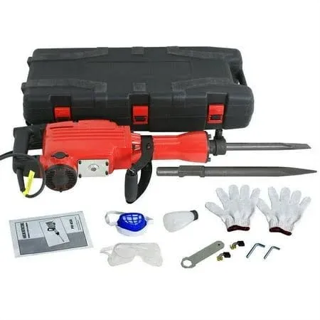 Pro Demolition Jack Hammer Construction Concrete 2200W Electric Breaker Punch