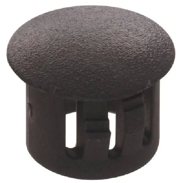 58133 9/16inch Black Nylon Hole Plug 15pack