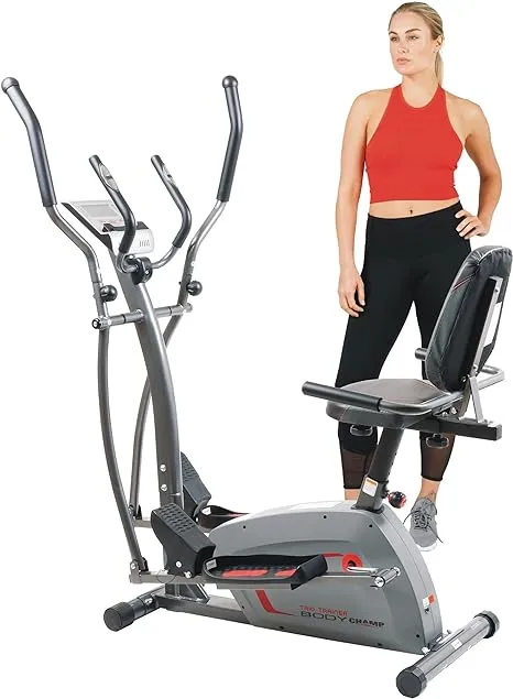 Body Champ Trio-Trainer Exercise Machine Gray