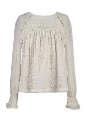 Speechless Girls 7-16 Textured Lace Top, Small