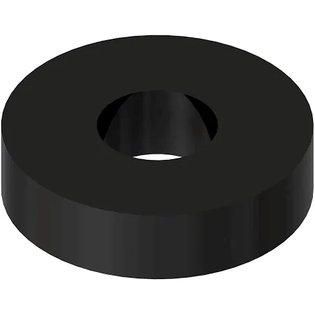 Black Nylon Spacer 1/8&#034; Thick 1/2&#034; Od 0.194&#034; Id 50 Pack For Vex Ro