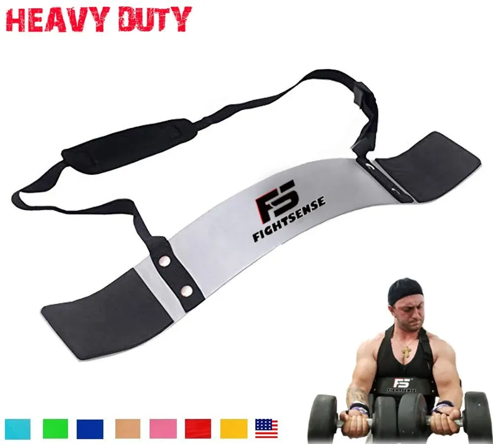 FIGHTSENS Arm Blaster Biceps Curl Triceps Muscle Isolator Fitness Gym Workout SL