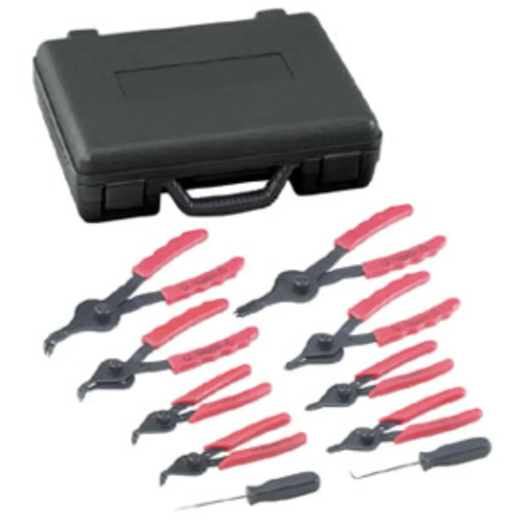 OTC 4512 Stinger Internal and External Snap-Ring Pliers - 8 Piece Set