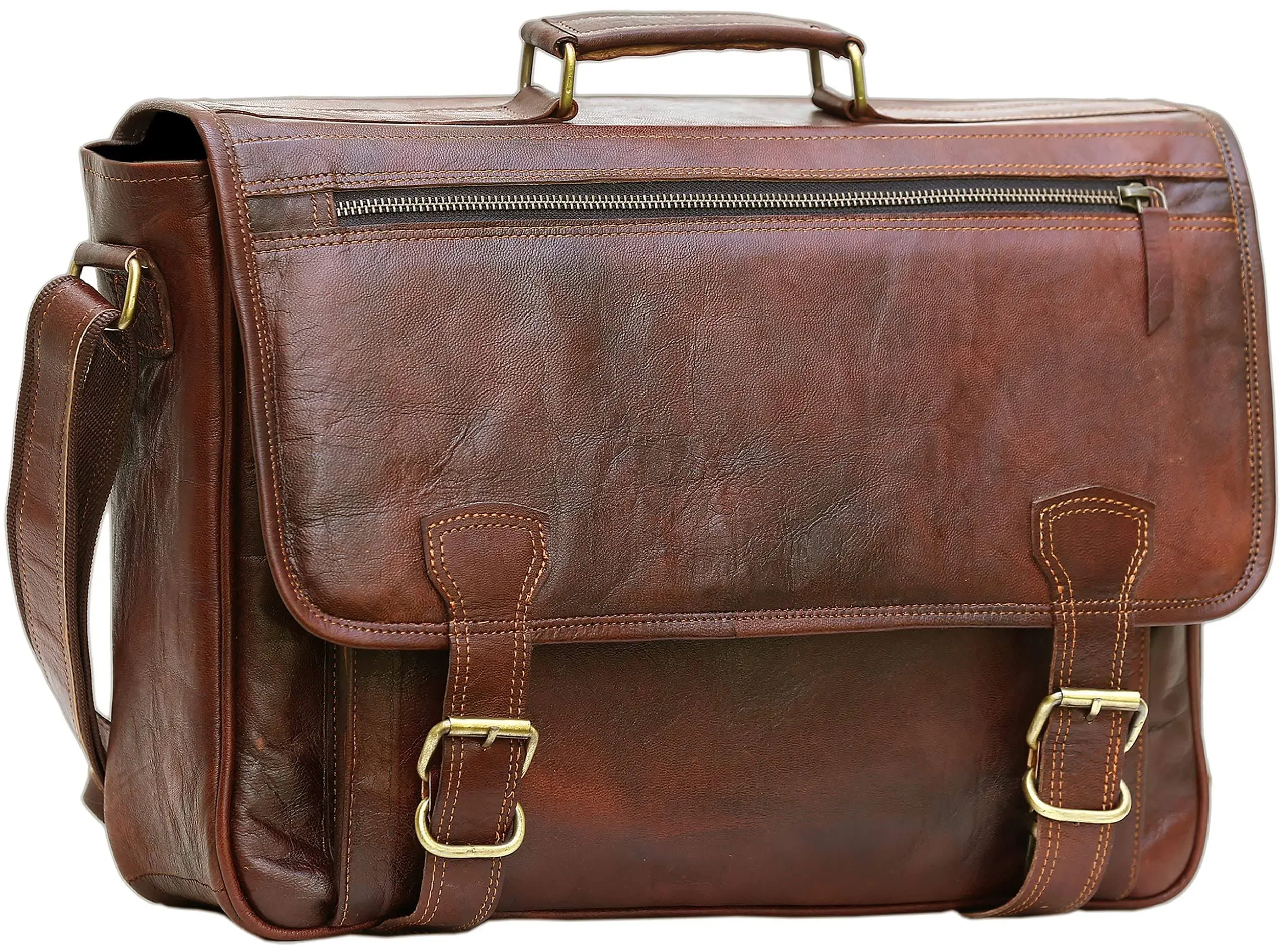 Vintage  Brown Leather Bag