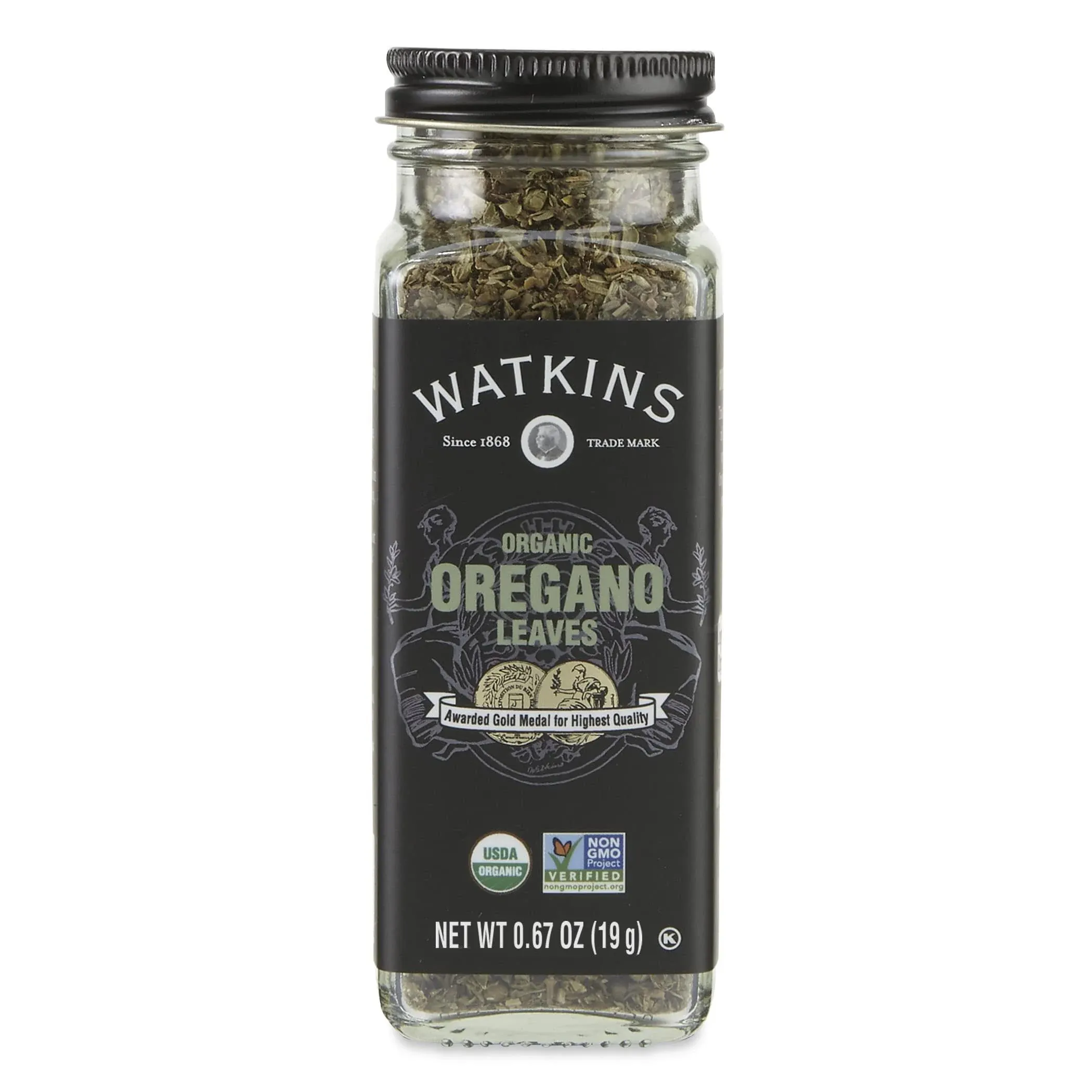 Watkins Gourmet Organic Spice Jar, Oregano Leaves, 0.67 Ounce