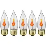 Creative Hobbies 10J Flicker Flame Light Bulb