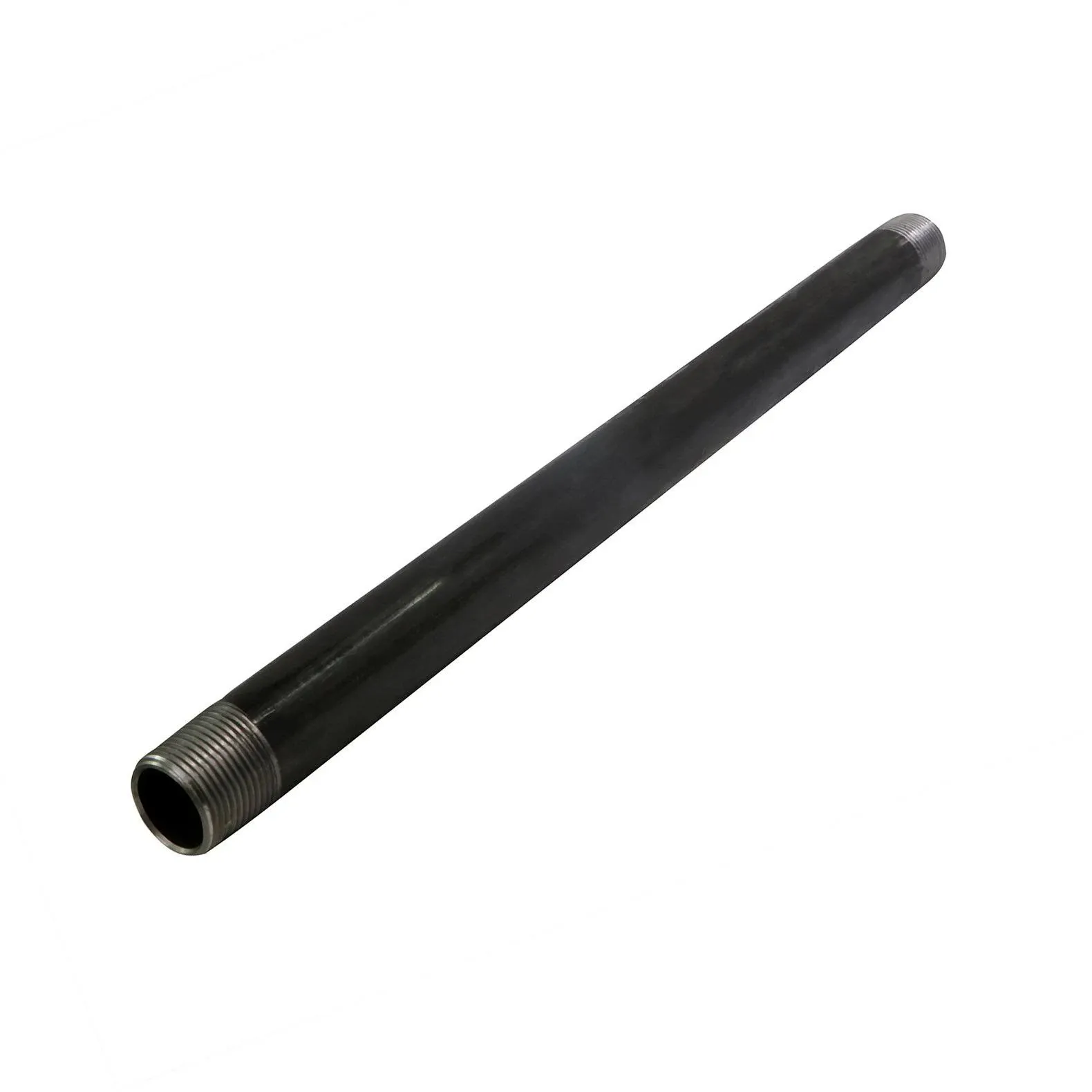 Everflow Supplies PCBL3460 60" Long Pre-Cut Black Steel Pipe with 3/4" Nominal ...