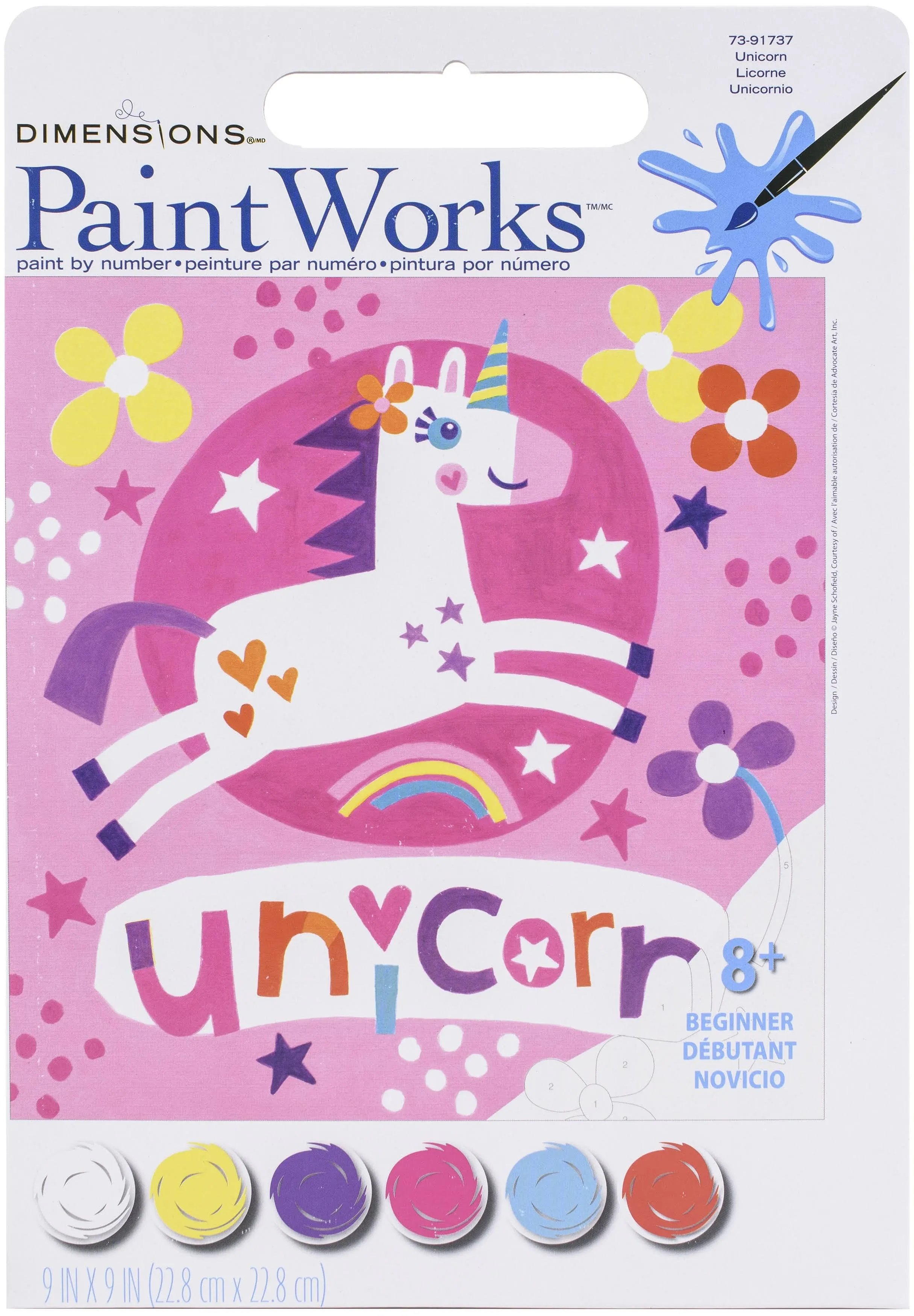 Paint Works Paint by Number Kit-Unicorn