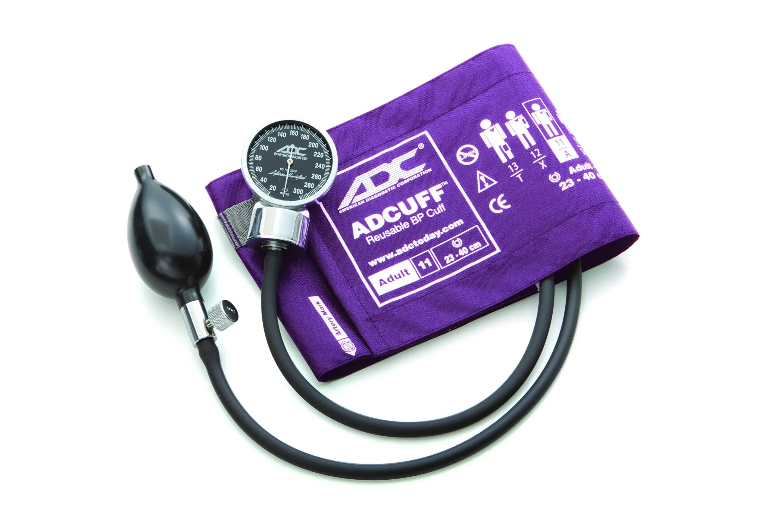 ADC Diagnostix 700 Pocket Aneroid Sphyg - Adult, Purple