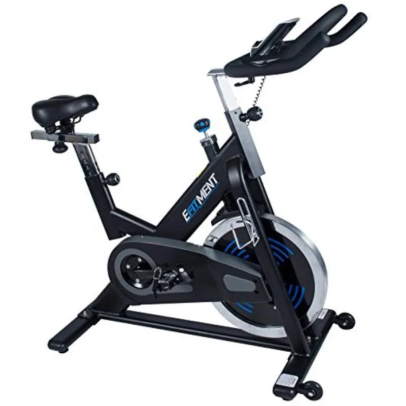 EFITMENT Indoor Cycle Bike, Magnetic Cycling Trainer Stationary Exercise Bike w ...