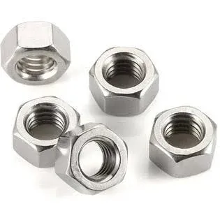 Mellewell 3/8-16 Hex Nuts, Stainless Steel 304 Hex Nut, Bright Finish, Quantity 25