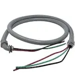 Sealproof Power Whip Assembly, 1/2-Inch x 6 ft Nonmetallic Liquid Tight Flexible Electrical