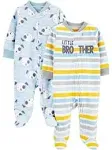 Simple Joys by Carter's Baby Boys' 2-Pack Fleece Footed Sleep and Play