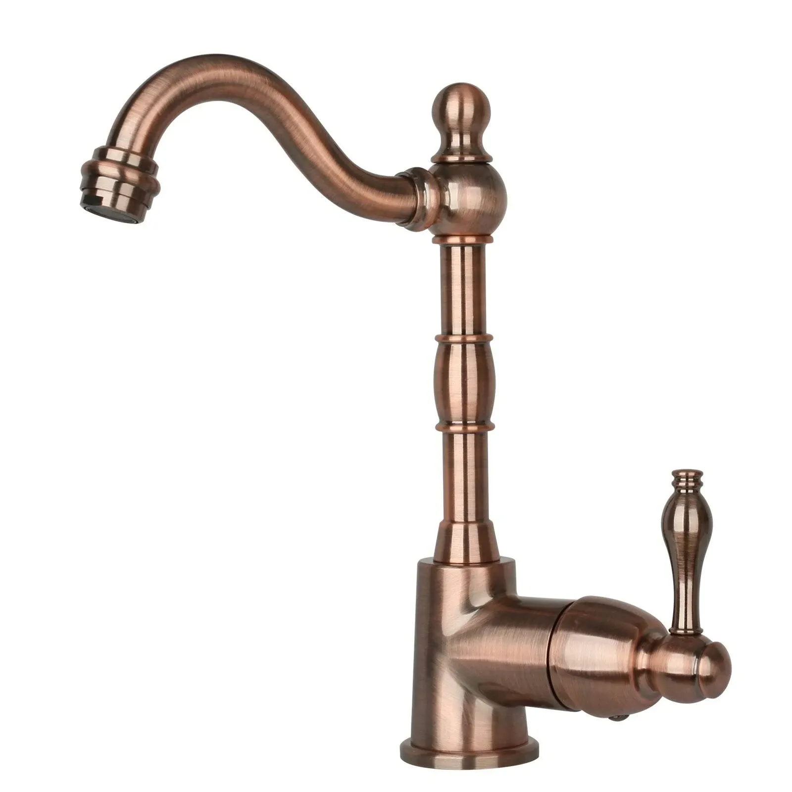 Akicon One-Handle Widespread Kitchen Bar Faucet (Antique Copper)