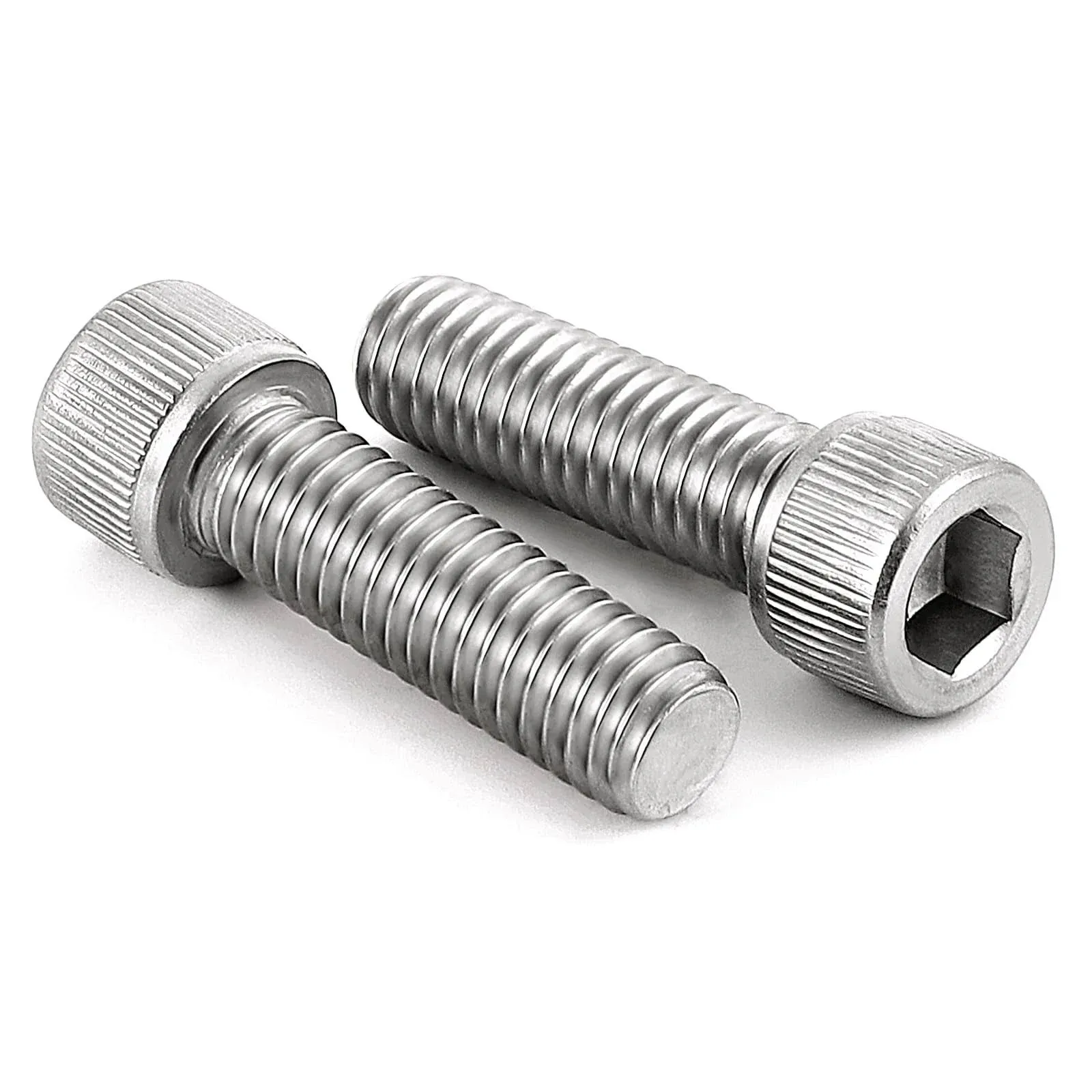 5/16-18 x 1" (1/2" to 3" Available) Socket Head Cap Screws, Allen Socket Drive, Stainless Steel 18-8, Bright Finish, Full Thread, Pack of 15